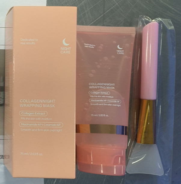 Face Night Mask – Collagen Wrapping Mask for Skin Firming & Hydration